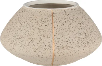 Obrázok produktu pre Gilde Vase, váza, keramika, krémová farba, balenie: 2 ks, priemer: 22,5 cm, výška: 12,00 cm, priemer: 22,50 cm, kód: 58777