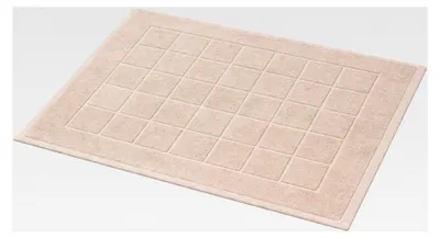 Produktbild von Badvorleger Berlin 50x70 cm 100% Baumwolle Badematte Badteppich Duschvorlage 650 g/m² Farbe Cappuccino