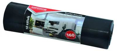 Productafbeelding van Kantoorartikelen 22022242-05 Vuilniszakken 160 liter - 10 stuks, extra sterk, LDPE | Vuilniszakken