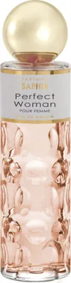 Produktbild von Saphir Parfums Perfect Woman, Frauen, 200 ml, Nicht nachfüllbare Flasche, Mandarine, Jasmin, Spray