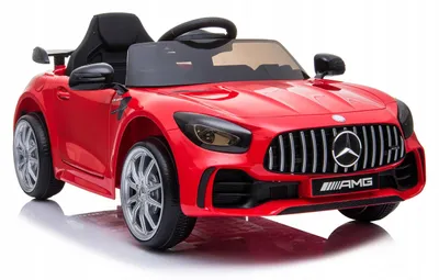 Zdjęcie produktu dla Auto Mercedes AMG GTR dla dzieci Pilot 2.4G skóra akumulator LED koła EVA