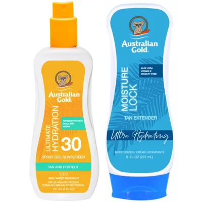 Produktbild von Australisches Goldspraygel mit SPF30 -Filter + Feuchtigkeitsschloss 237 ml