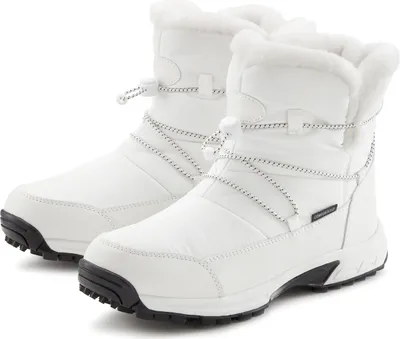 Produktbild von LASCANA Stiefelette Outdoorstiefel, Winterstiefelette, Winterboots, Schneestiefel weiß Größe 38