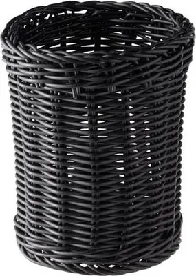 Produktbild von APS 40007 Besteckkorb ECONOMIC, Ø 12 cm, Höhe 15 cm, Polypropylen, schwarz
