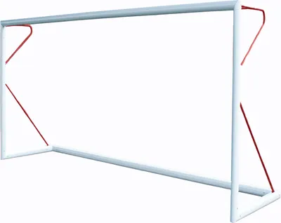 Produktbild von Fußballtor 1.5 x 1 m - Transportabel - Aluminium Ø80mm - Rot