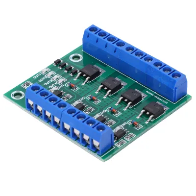 Obrázok produktu pre 4-Way MOS Tube Module, Field Effect Tube Module, PLC Amplifies Board Module, MOS Tube Module, PLC Drive Module, YYNMOS-4 Field Effect Tube Module