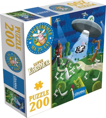 Zdjęcie produktu dla Puzzle 200 Superfarmer GRANNA