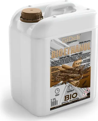 Produktbild von Bioethanol Zimtduft 96,6% 25L für Kamin Universal Rauchfrei Rußfrei GiDeli