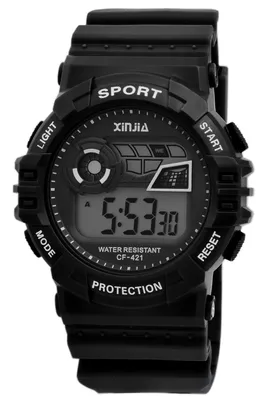 Produktbild von Herrenuhr Silikon XI008 silberfarbig, Datumsanzeige
