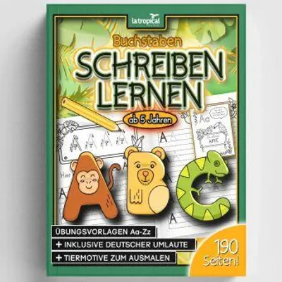 Produktbild von Buchstaben schreiben lernen ab 5 Jahren