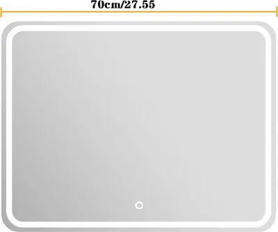 Zdjęcie produktu dla Inteligentne lustro łazienkowe, podświetlany design, nowoczesny styl, ZNJ-5070