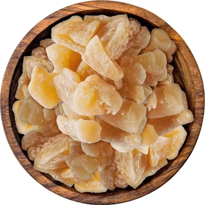 Produktbild von Ingwerstücke scharf, mit Fructose, süß-scharf im Geschmack, leckerer Snack, 1kg