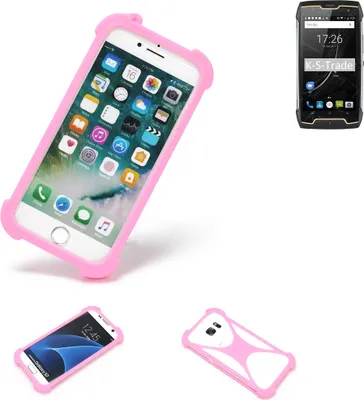 Produktbild von K-S-Trade Handy Hülle kompatibel mit Cubot King Kong CS Schutz Hülle Bumper Silikon Schutz Hülle Cover Case Silikoncase Silikonbumper TPU Softcase