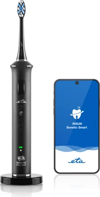 Obrázek produktu pro Eta ETA770790000, Dospělý, Sonický, Intenzivní, Masáž, Citlivý, Bělicí, Černá, 40000 pohybů za minutu, Černá