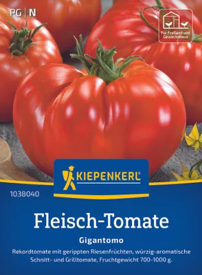 Produktbild von Kiepenkerl Fleisch-Tomatensamen Gigantomo F1 Solanum lycopersicum 8 Pflanzen