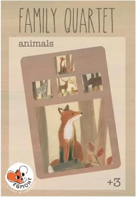 Produktbild von Egmont Toys Familienquartett Tiere 10x14x3 cm