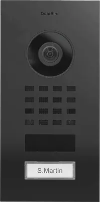 Produktbild von DoorBird D1101V, 1080p, 150°, 82°, 6 m, IR, Schwarz