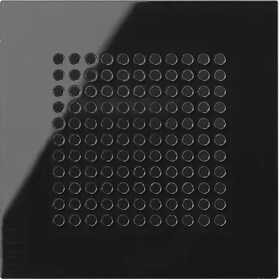 Produktbild von Gira 248305 Abdeckung Lautsprecher System 55 Schwarzglasoptik