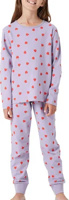 Produktbild von Name It Lavender Hearts Pyjama Mädchen