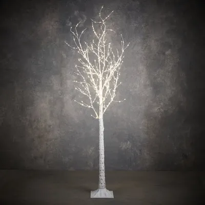Produktbild von Giftsome LED Baum 180 cm – Weihnachtsdeko Leuchtbaum – Zweige mit Licht – 5 Meter Kabel – Weiß