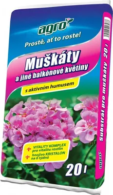 Zdjęcie produktu dla Podłoże do pelargonii i kwiatów balkonowych Agro 20 l