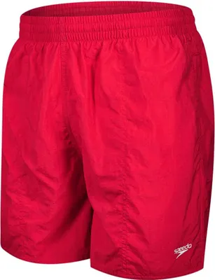 Zdjęcie produktu dla Szorty kąpielowe Speedo dla mężczyzn, Solid Leisure 16 – WSHT AM, szorty pływackie, szorty plażowe, czerwone, rozmiar S (Small)