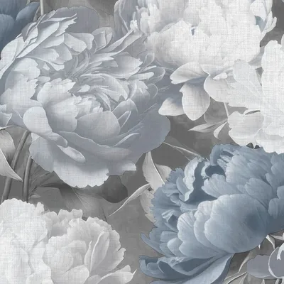 Produktbild von Muriva - Tapete "Doretta", Floral AG3534 (10 m x 53 cm) (Blau)