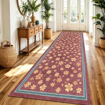 Image de Tapis antidérapant, dimensions 90 x 300 cm, lavable et absorbant