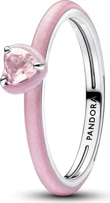 Produktbild von Chakra Herzring für Damen aus 925er Silber, Emaille von PANDORA ME