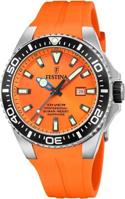 Produktbild von Festina F20664/4 Herrenuhr Diver Saphire Silicone 45mm 20ATM