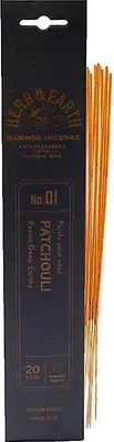 Productafbeelding van Nippon Kodo Wierook Patchouli Herb & Earth --pakket van 12 stuks - 8 G