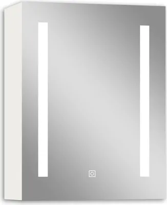 Image de Acezanble Armoire de Salle de Bain , Fonctions LED/Prise/Anti-Buée, 70x40cm, Réglable, blanc