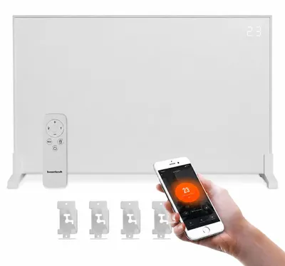 Zdjęcie produktu dla Grzejnik na podczerwień panel grzewczy promiennik IR 800W WIFI 60x100 cm z wyświetlaczem LED