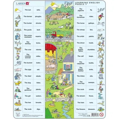 Obrázok produktu pre Lekcia angličtiny Puzzle 7 - 64 dielikov