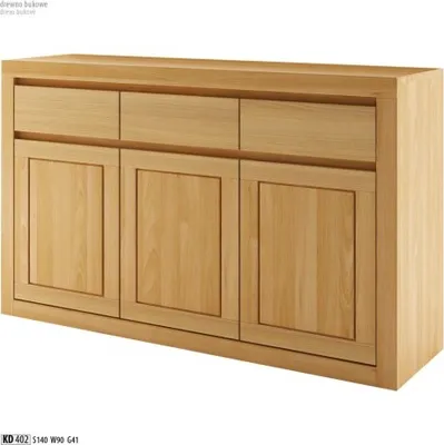 Image de Commode moderne Sideboard Armoire en bois Commode en bois massif faite à la main