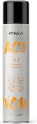 Produktbild von Indola Act Now Texture, Haarspray, Unisex, Alle Haare, 300 ml, Texturierung, Volumengebend, Éther diméthylique · Alcool dénaturé* · VP/VA Copolymer · Distarch Phosphate · · Aqua...