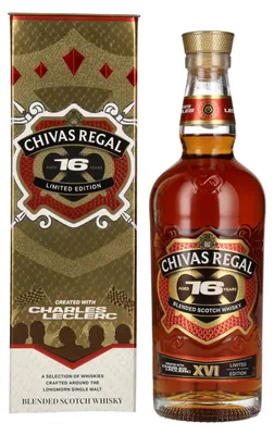 Produktbild von Chivas Regal 16 Years Old CHARLES LECLERC Blended Scotch Whisky Limited Edition 40% Vol. 0,7l in Geschenkbox