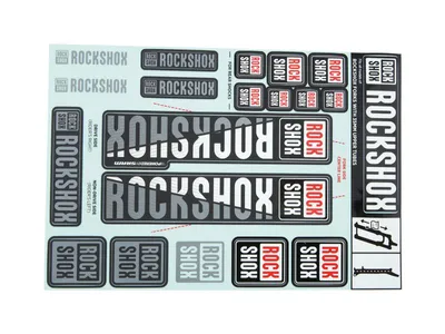 Image de ROCKSHOX Kit de décoration Convient pour Decal Kit pour Ø 35 blanc