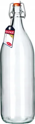 Produktbild von KADAX Glasflasche "Torano", Flasche, Likörflaschen, Ölflasche, Essigflasche, 2L, 1 Stück