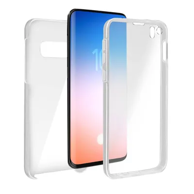 Produktbild von Avizar, 360° Rundum-Schutzhülle (Vorder- und Rückseite) für Samsung Galaxy S10e, Transparent