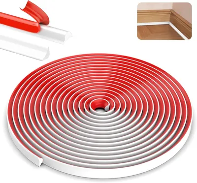 Obrázok produktu pre Samolepiaca Dekoratívna Lišta 5 m, Flexibilná, 9 x 12 mm, pre Rohové Steny
