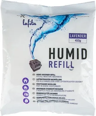 Obrázok produktu pre Pohlcovač vlhkosti - náhradná náplň levandule 450g LAFITA