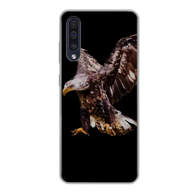 Produktbild von MuchoWow® Handyhülle Schutzhülle Hülle für Samsung Galaxy A50 Adler - Vogel - Federn Silikon Softcase Handy Hülle - Mobiltelefonhülle