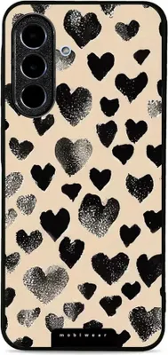 Produktbild von Handyhülle für Galaxy A36 5G, Mobiwear Glossy Case, Beige Liebe
