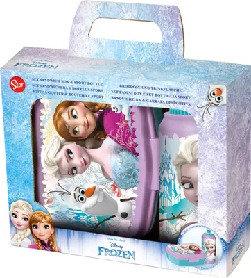 Produktbild von Disney Frozen Set - Jausenbox und Trinkflasche (400 ml)