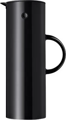 Produktbild von 1x Stelton Isolierkanne "Milano" 1 l, schwarz Kaffeekanne, Thermokanne