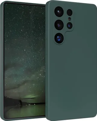 Produktbild von EAZY CASE - TPU Hülle für Samsung Galaxy S25 Ultra, TPU Case stoßfeste Handyhülle, weiches Cover mit Kameraschutz, Silikonhülle in Grün