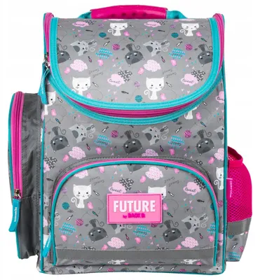 Produktbild von Derform FUTURE DF17 Schulranzen Katze für Mädchen