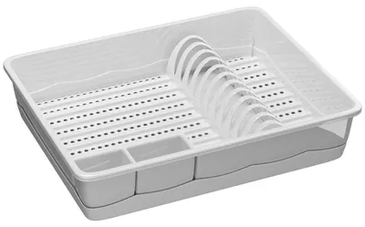 Produktbild von WELLGRO Abtropfgestell - Abtropfgitter - Kunststoff BPA-frei - EU - Weiß
