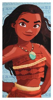 Image de Serviette de plage en microfibre Disney Vaiana Moana